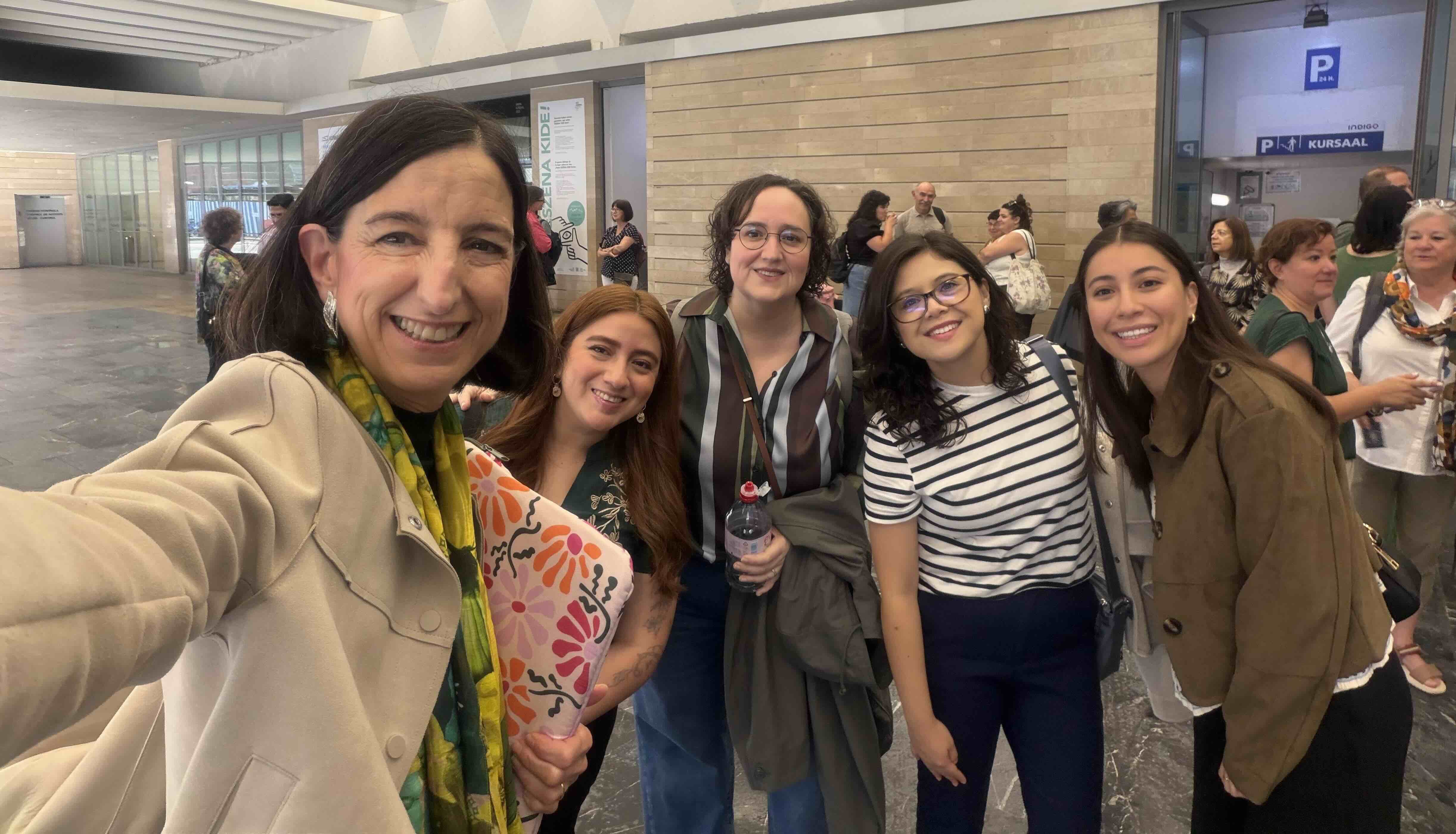 María Pilar Astier Peña with colleagues from Monterrey, Mexico, at the congress